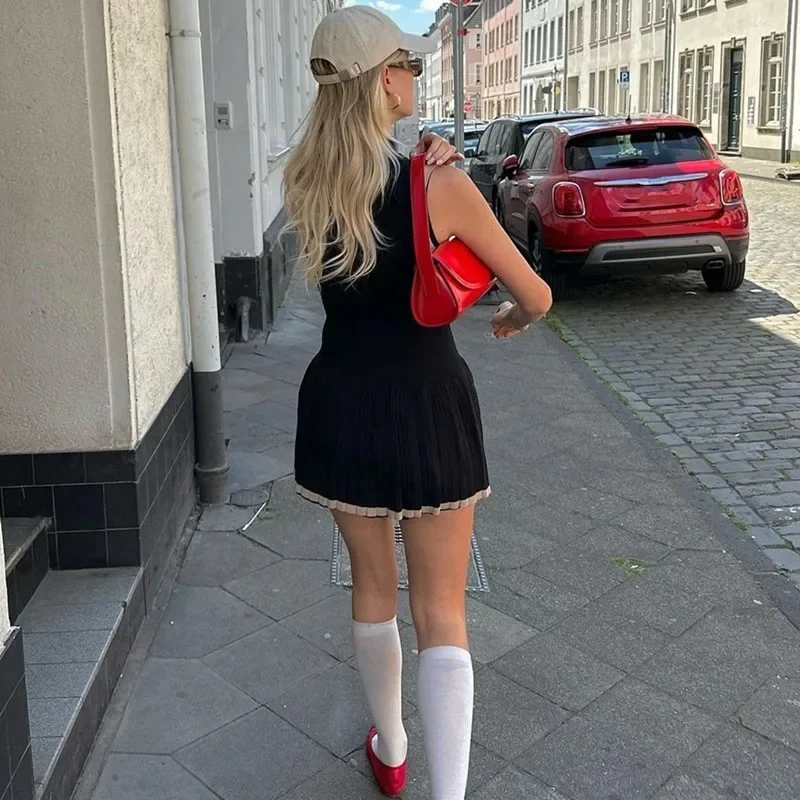Abby Luxe Short Knit Dress - Image 8