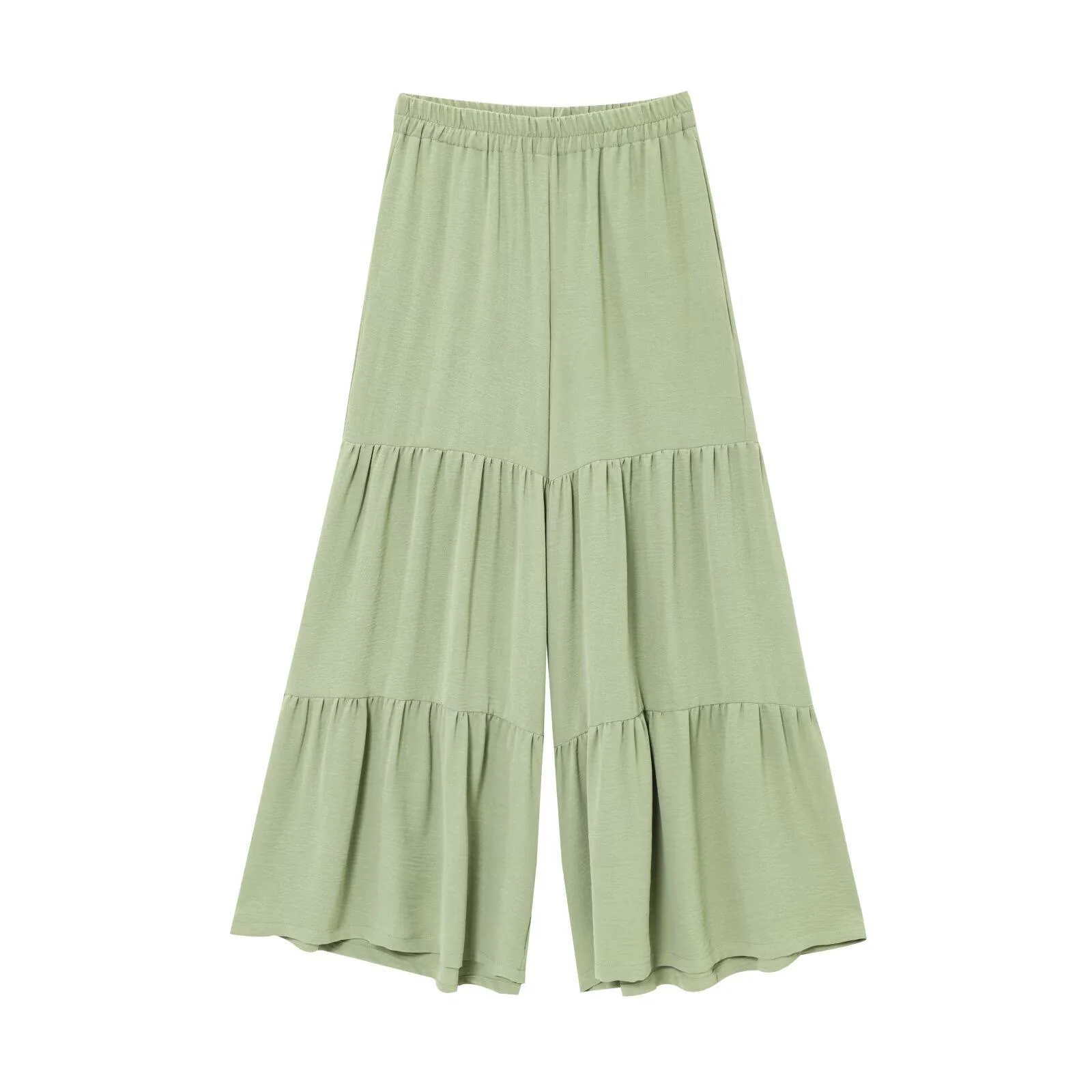 Aderyn Statement Linen Suit Set In Olive Green - Image 2