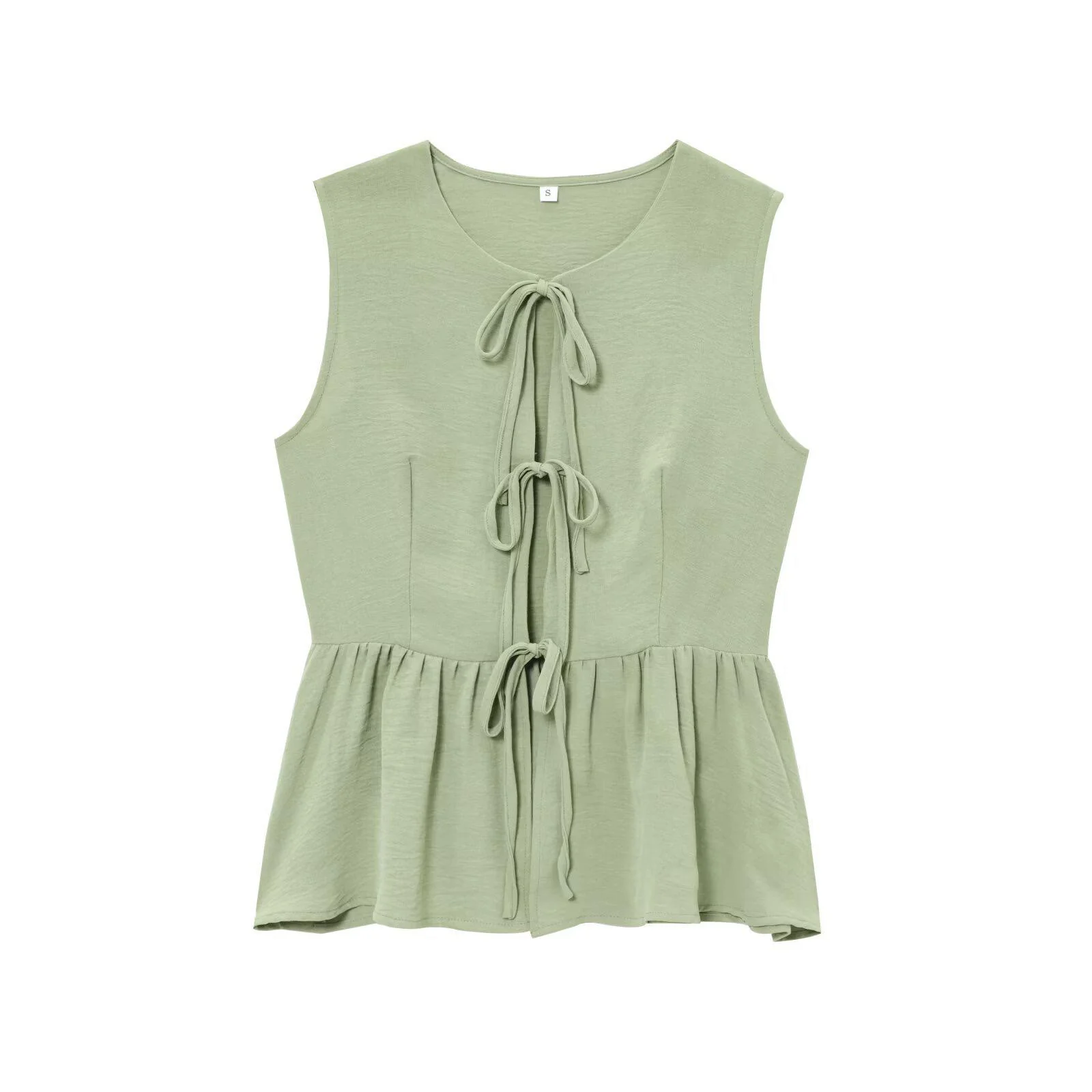Aderyn Statement Linen Suit Set In Olive Green - Image 3