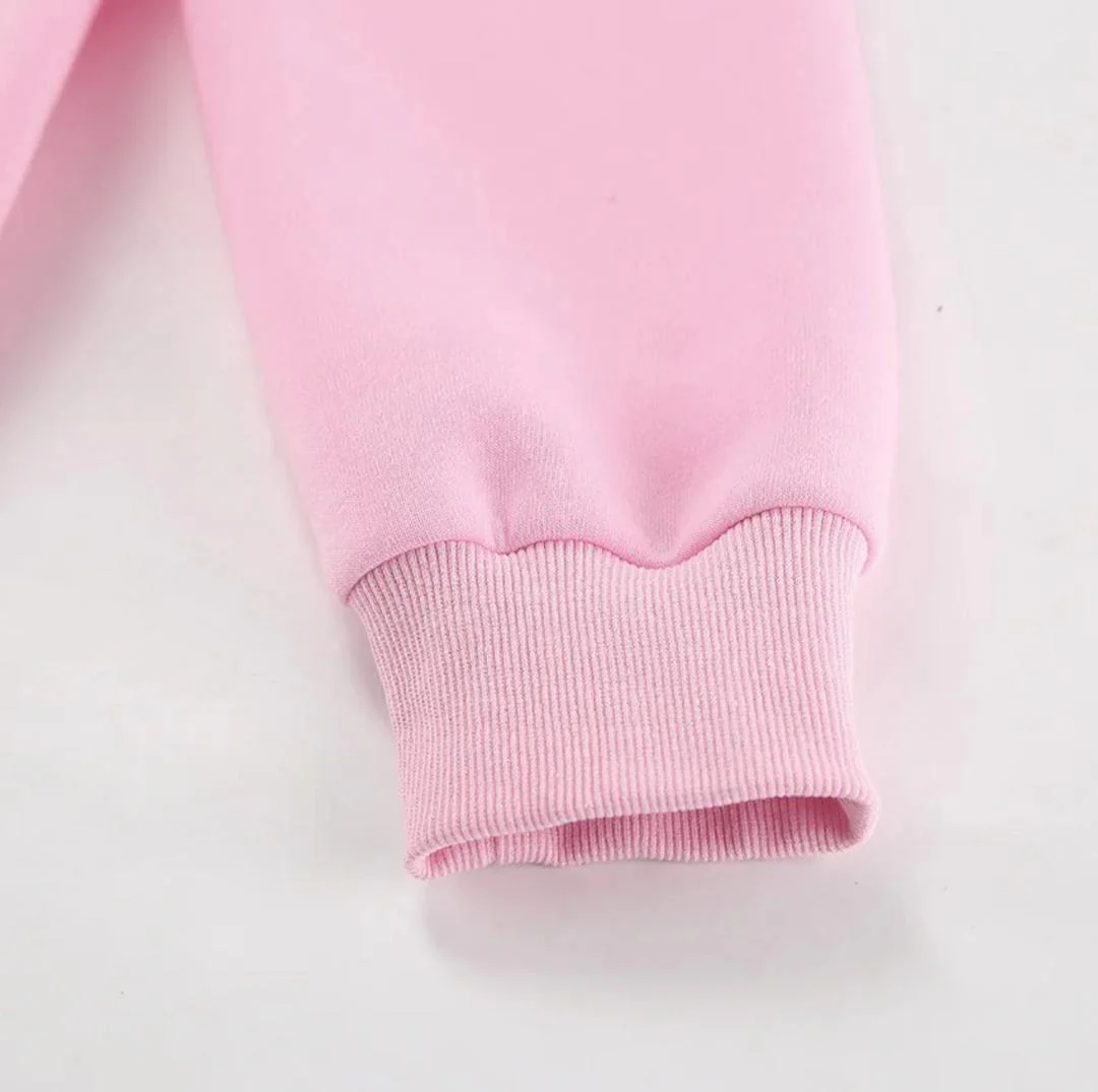 Adler Statement Fleece Lined Coord Set In Pink - Image 10
