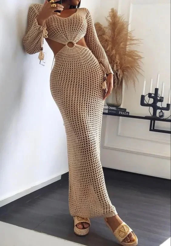 Adriana Luxe Soft Knit Dress - Resortwear - Image 6
