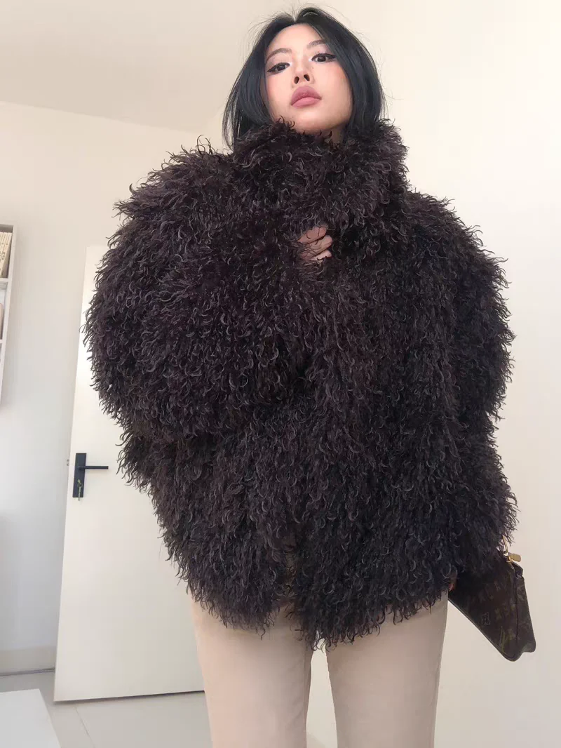 Aldina Luxe Fur Cape - Image 5