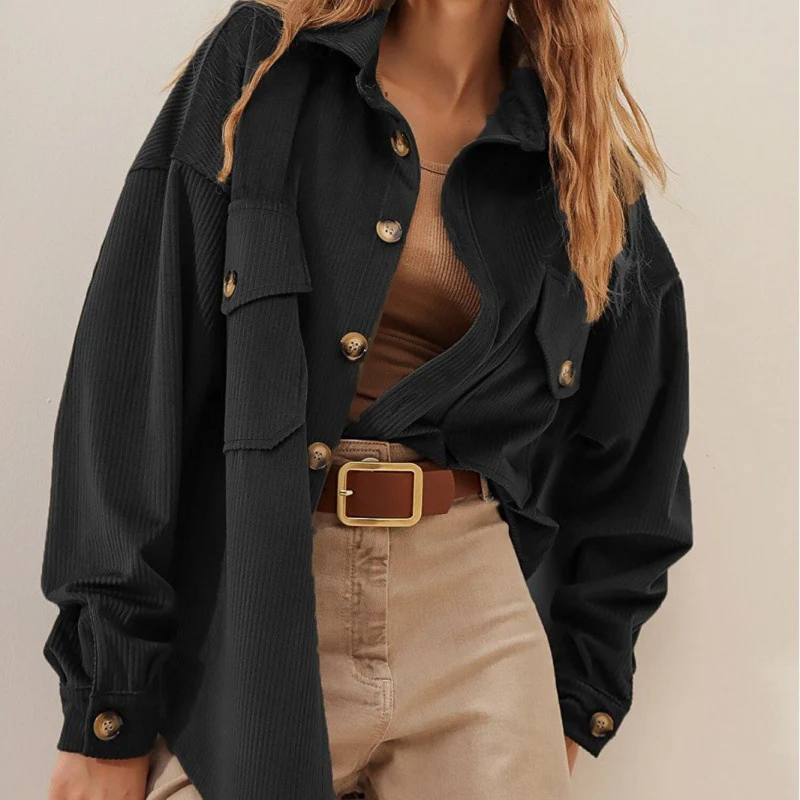 Alfie Oversized Corduroy Shirt - Image 3
