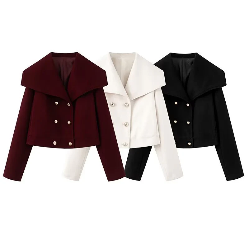 Amory Luxe Winter Crop Blazer - Image 4