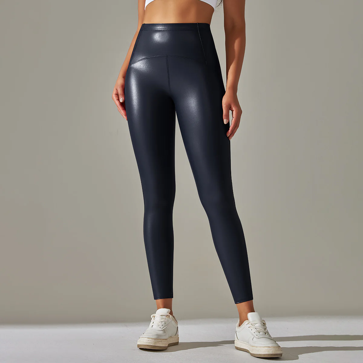 Anna Leather Slimming Warm Legging - Image 14