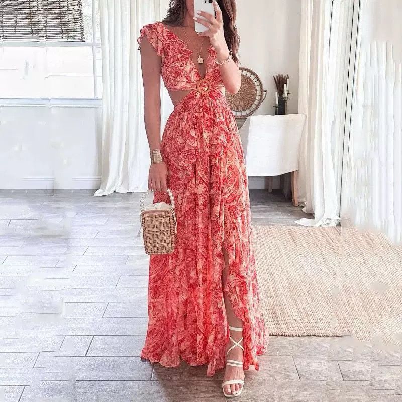 Anni Floral Summer Maxi Dress - Image 2