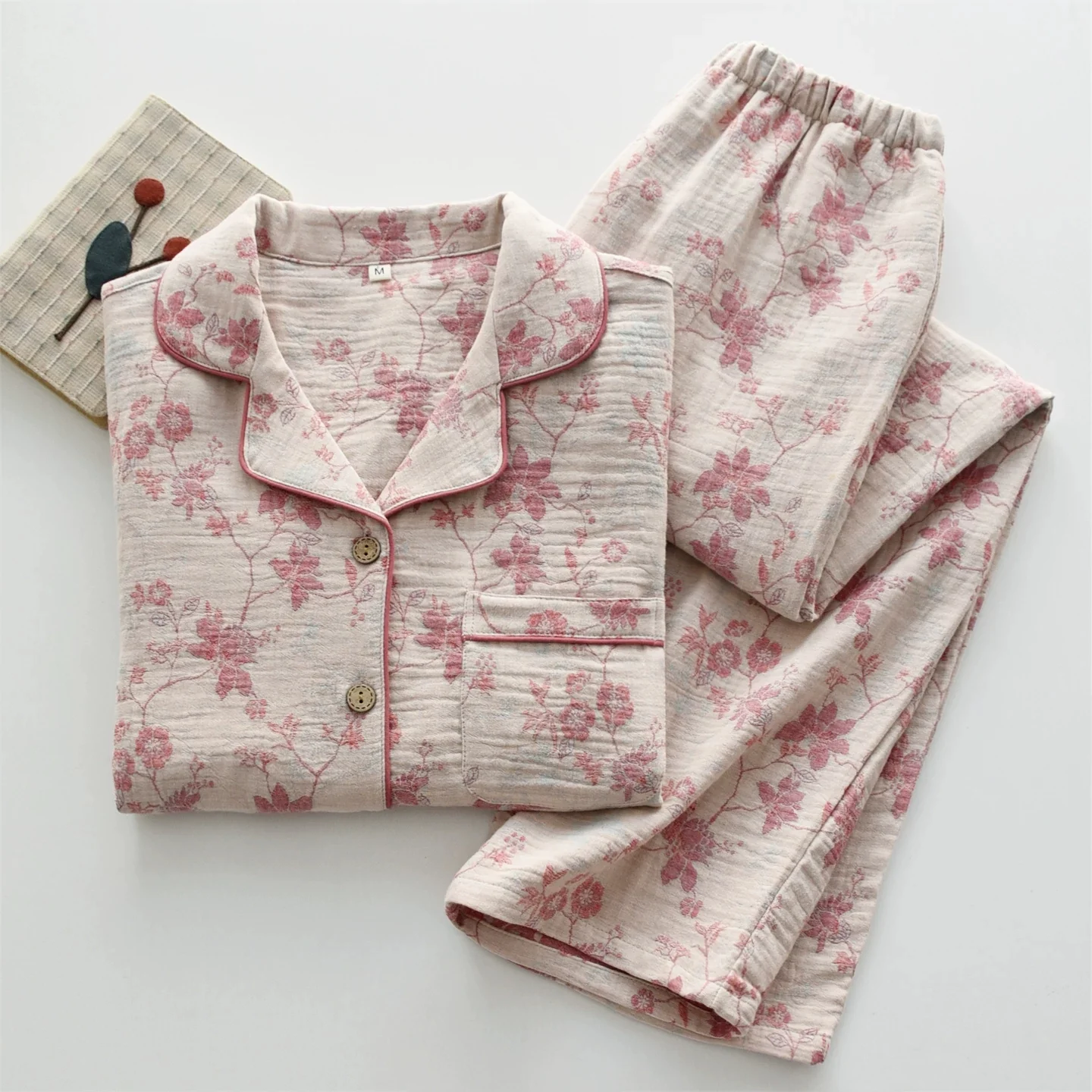 Aquila Floral Printed Nightsuit - Image 4