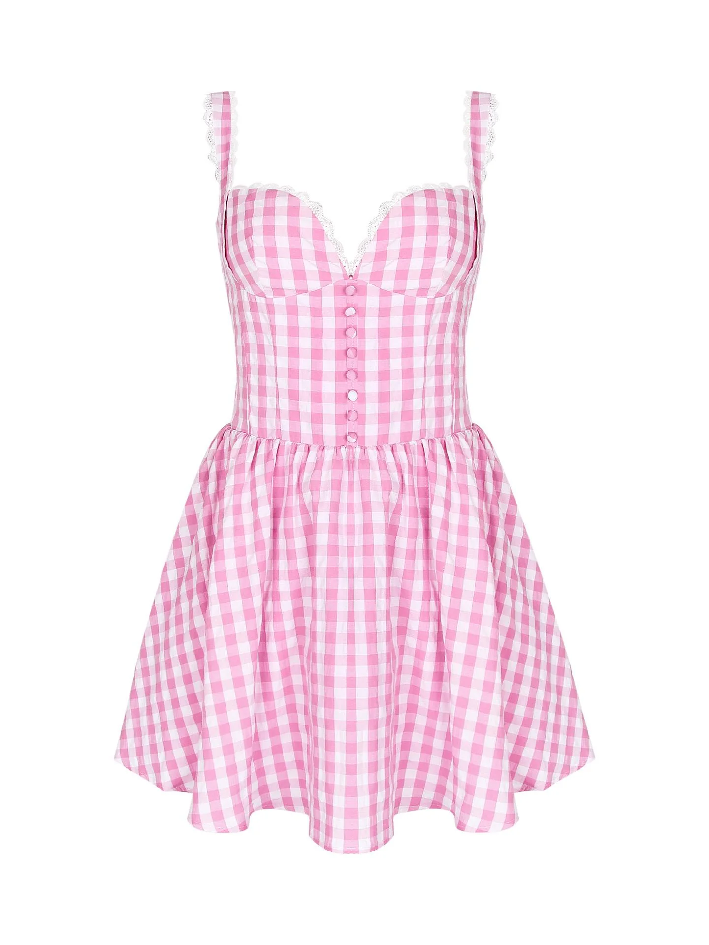 Araceli Luxe Summer Dress In Pink - Image 6
