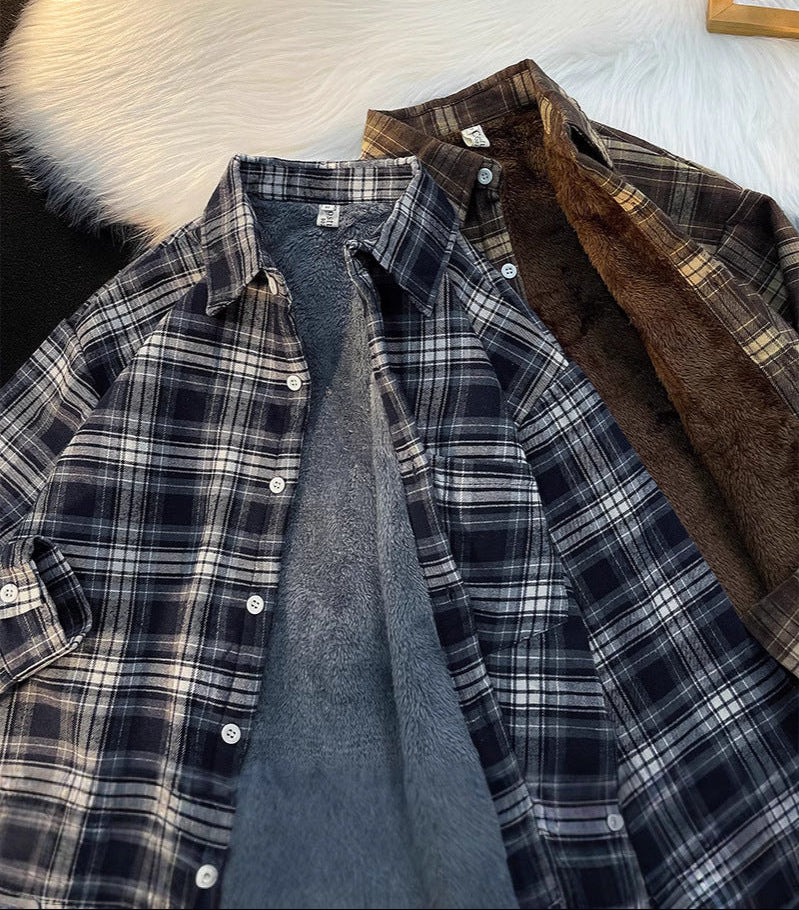 Ariane Fleece Oversized Woolen Shirt - Image 6