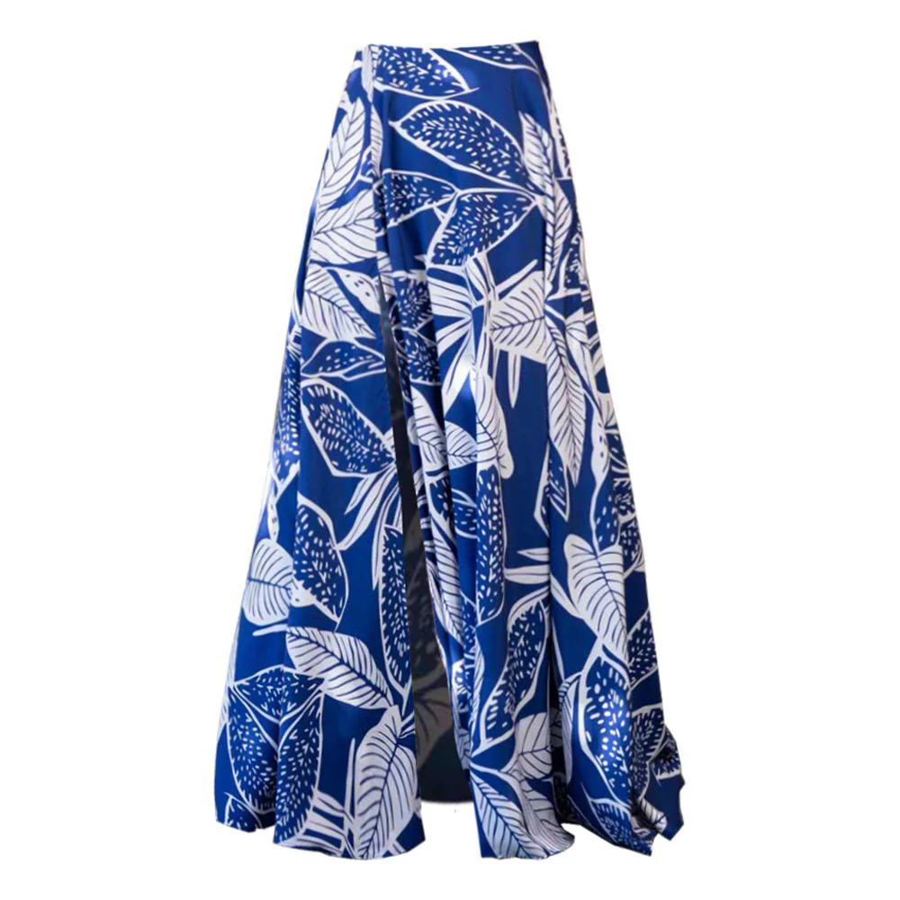 Arica Swimsuit With Skirt In Blue - Image 9