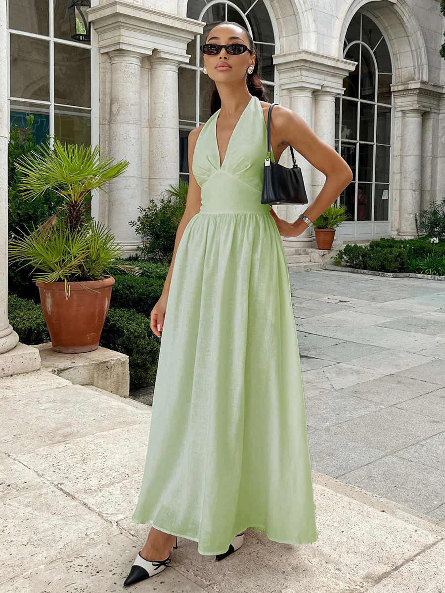 Arina Halterneck Summer Holiday Dress