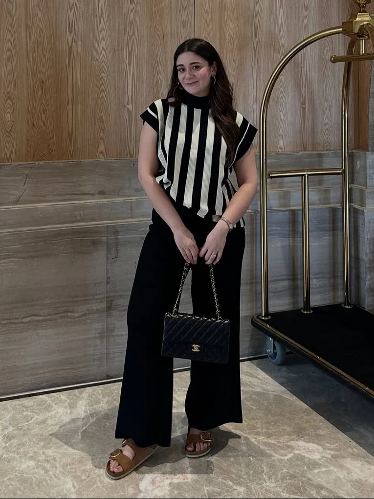 Arizona Ribbed Co-ord Set In Black - Image 6