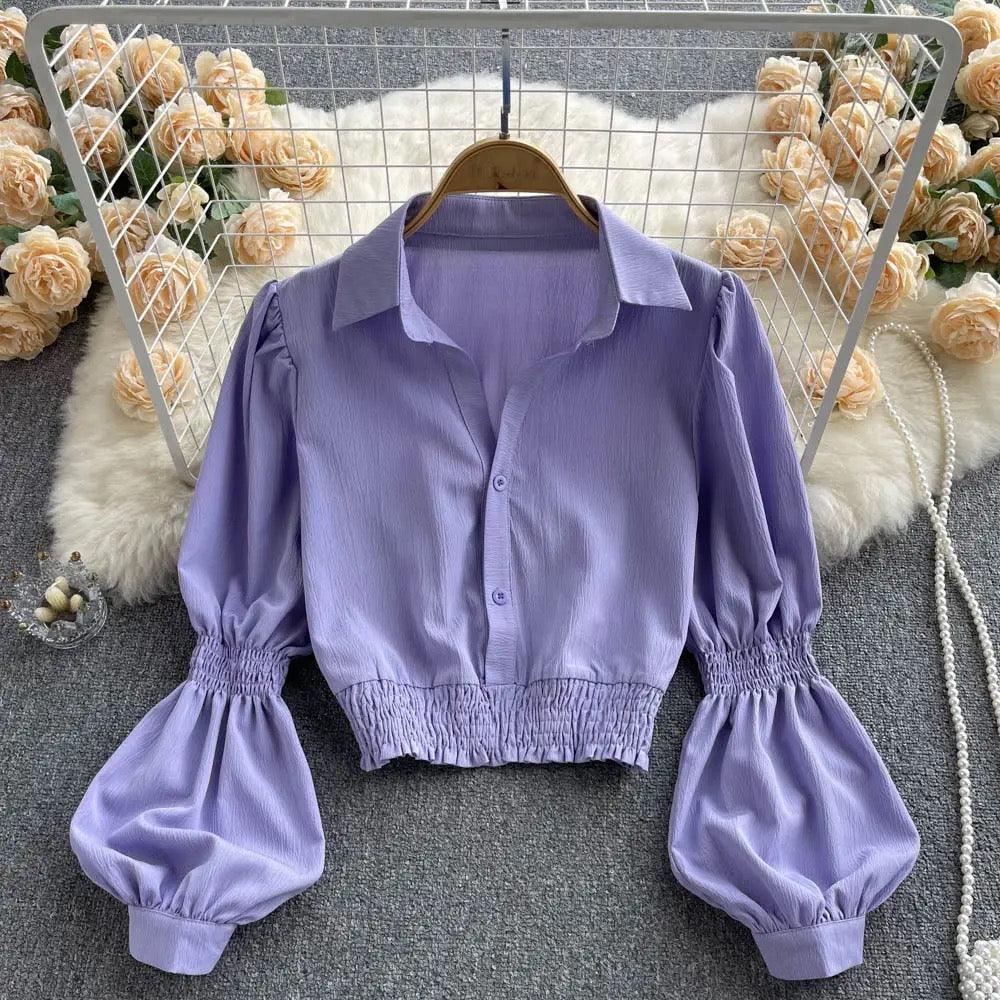 Astley Buttoned Y2K Summer Top - Image 14