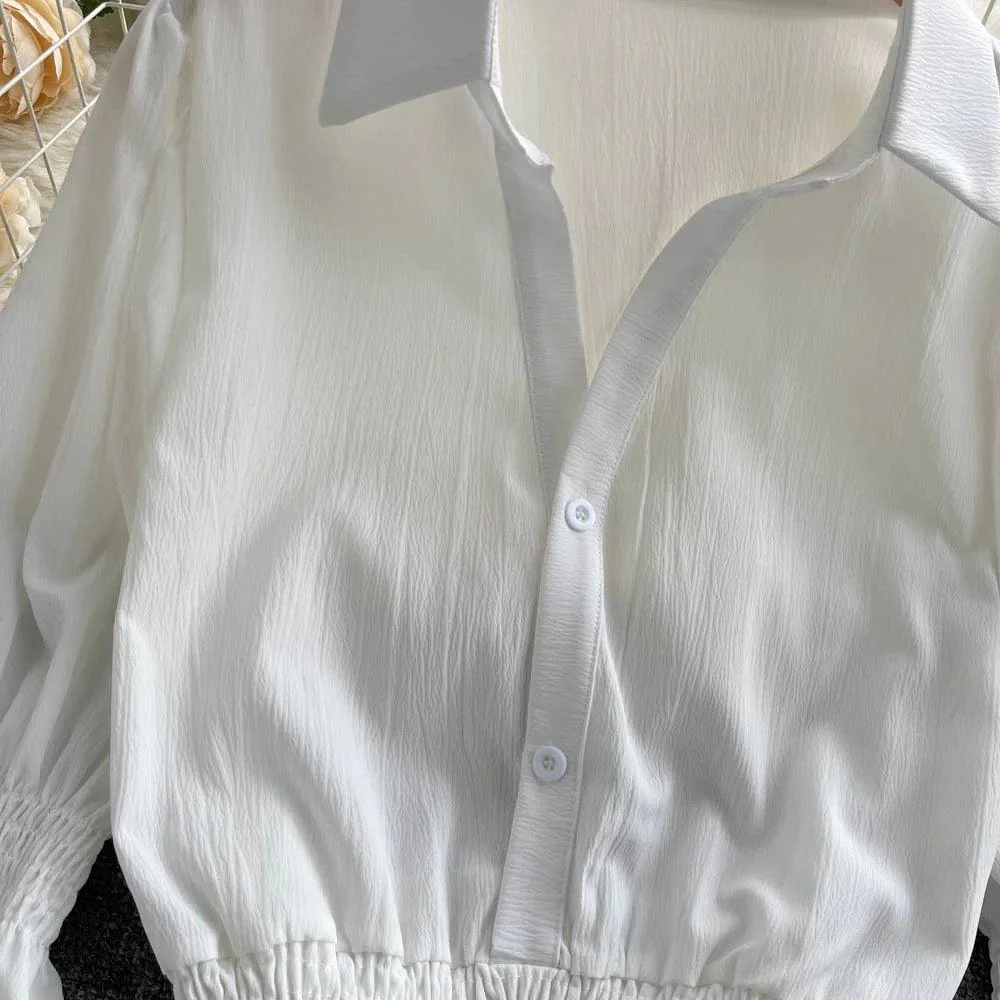 Astley Buttoned Y2K Summer Top - Image 4
