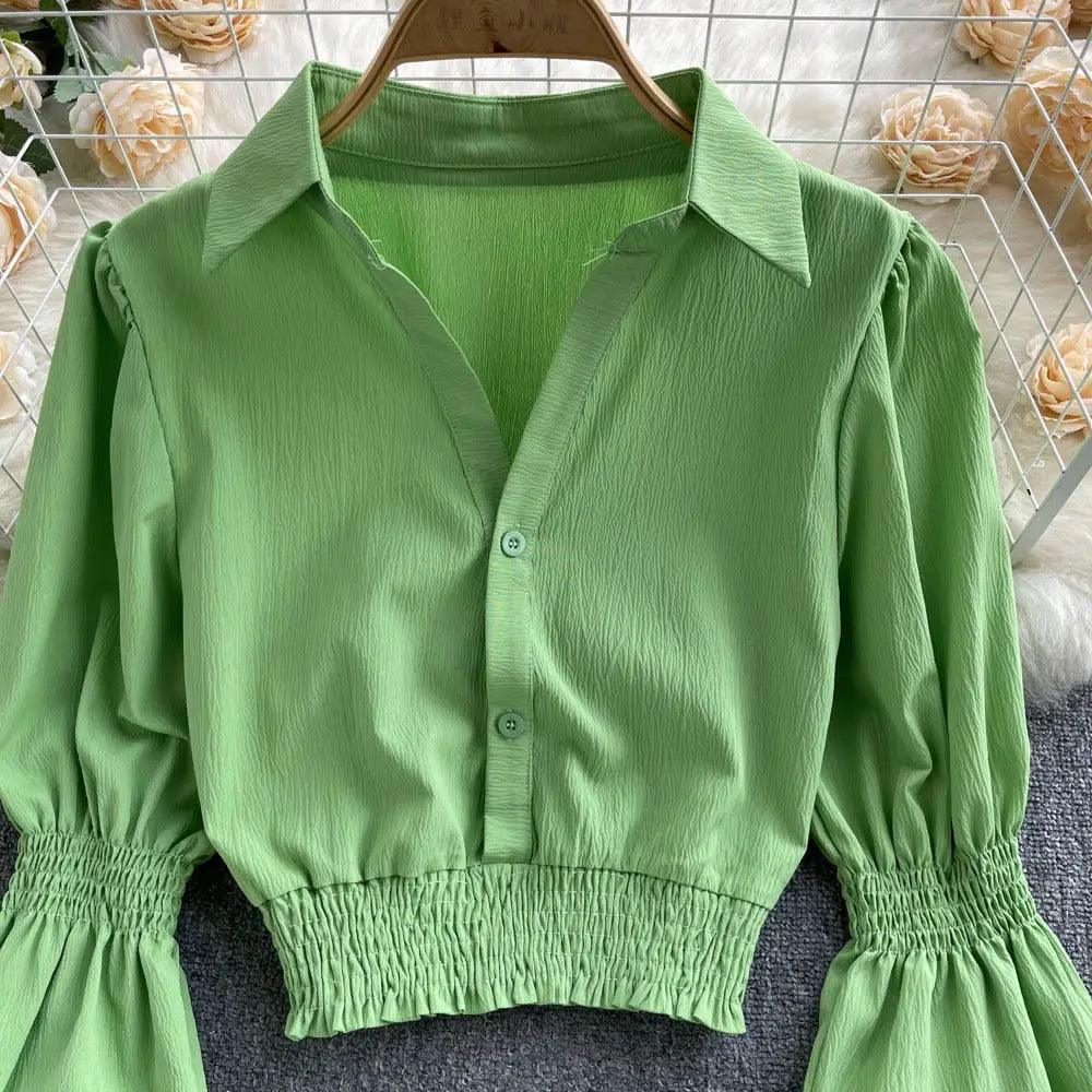 Astley Buttoned Y2K Summer Top - Image 7