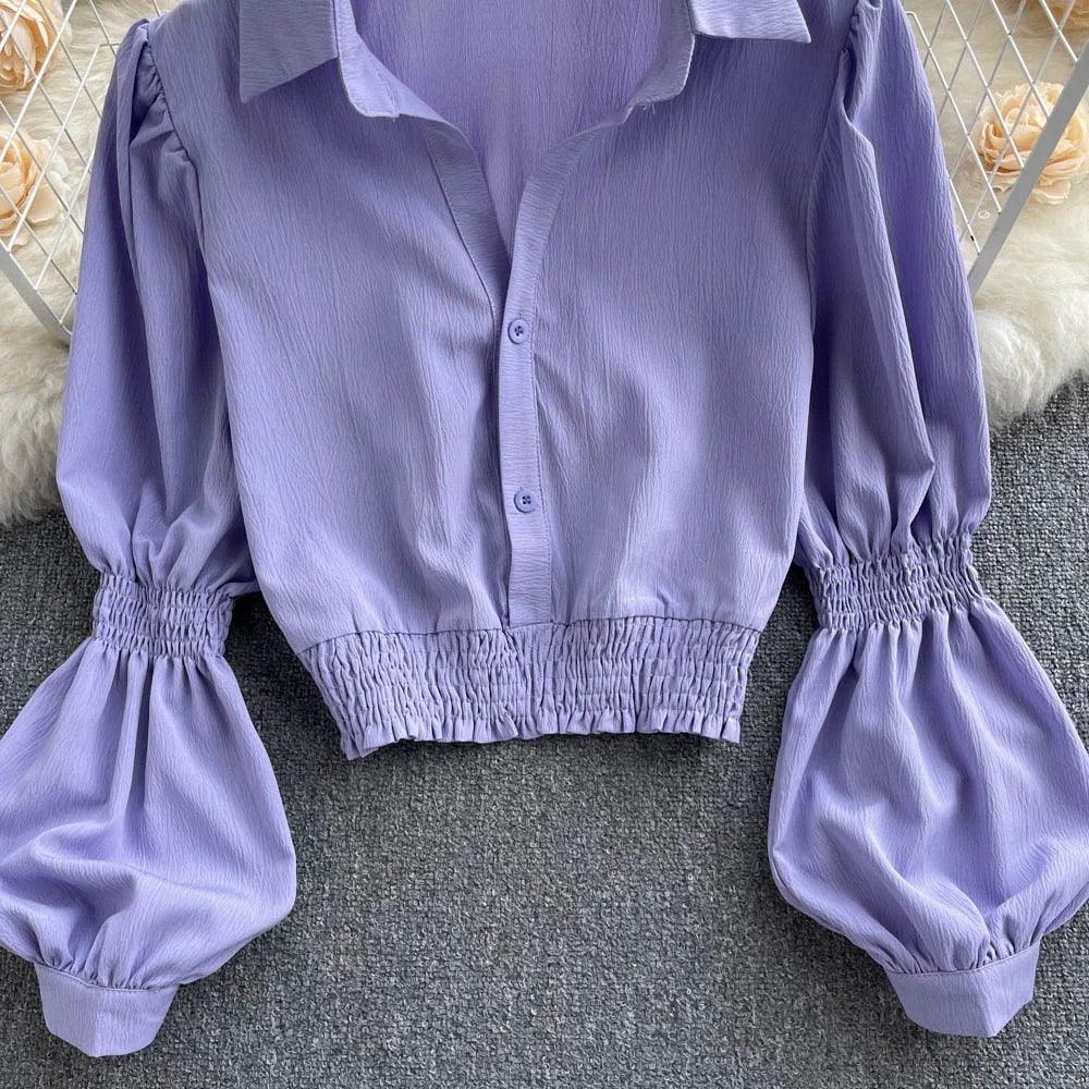 Astley Buttoned Y2K Summer Top - Image 9