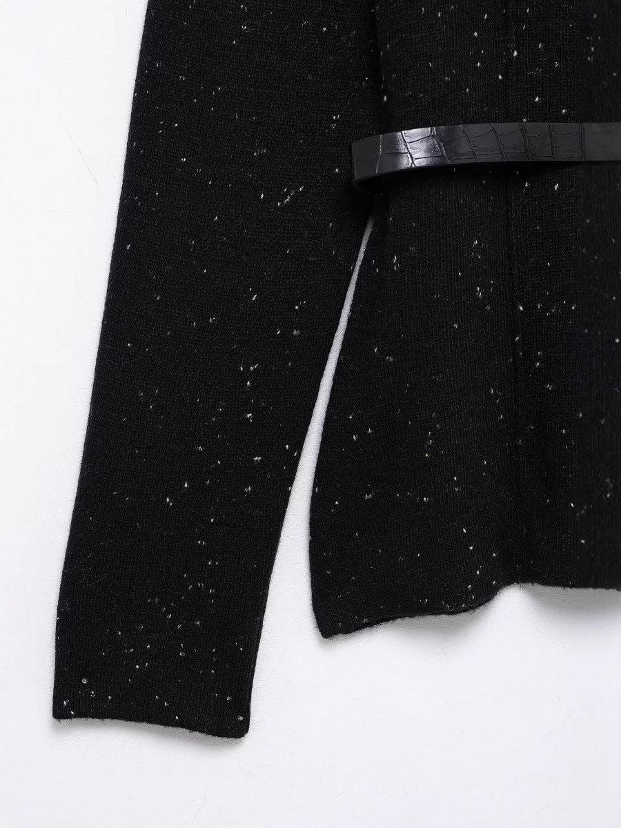 Astrid Belted Woolen Sweater - Image 2