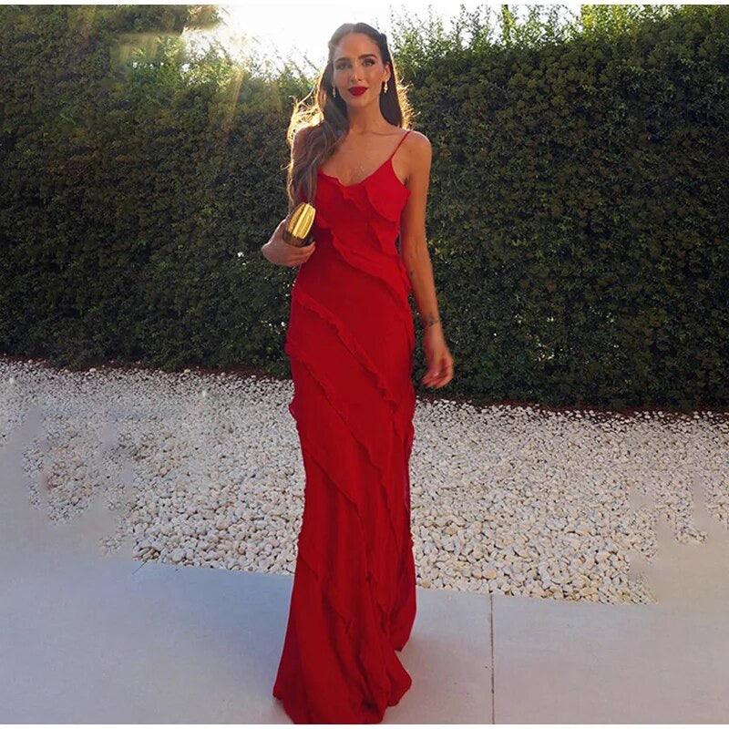 Atrani Ruffled Maxi Dress - Image 5