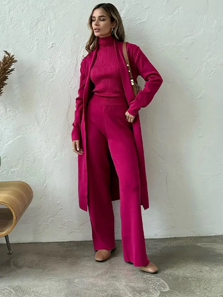 Aubrey Luxe Winter Coord Set with Cape - Image 8