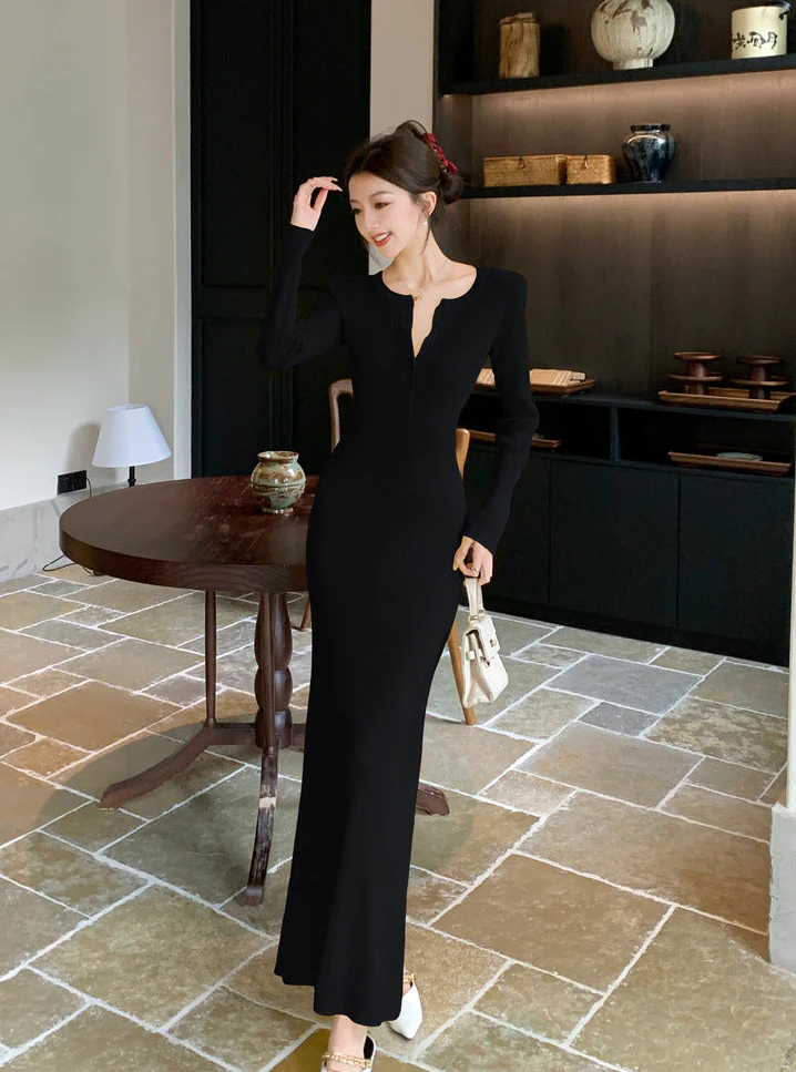 Aurora Premium Knitted Maxi Dress - Image 6