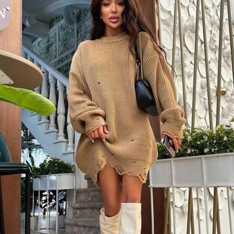 Avery Statement Winter Dress - Image 5