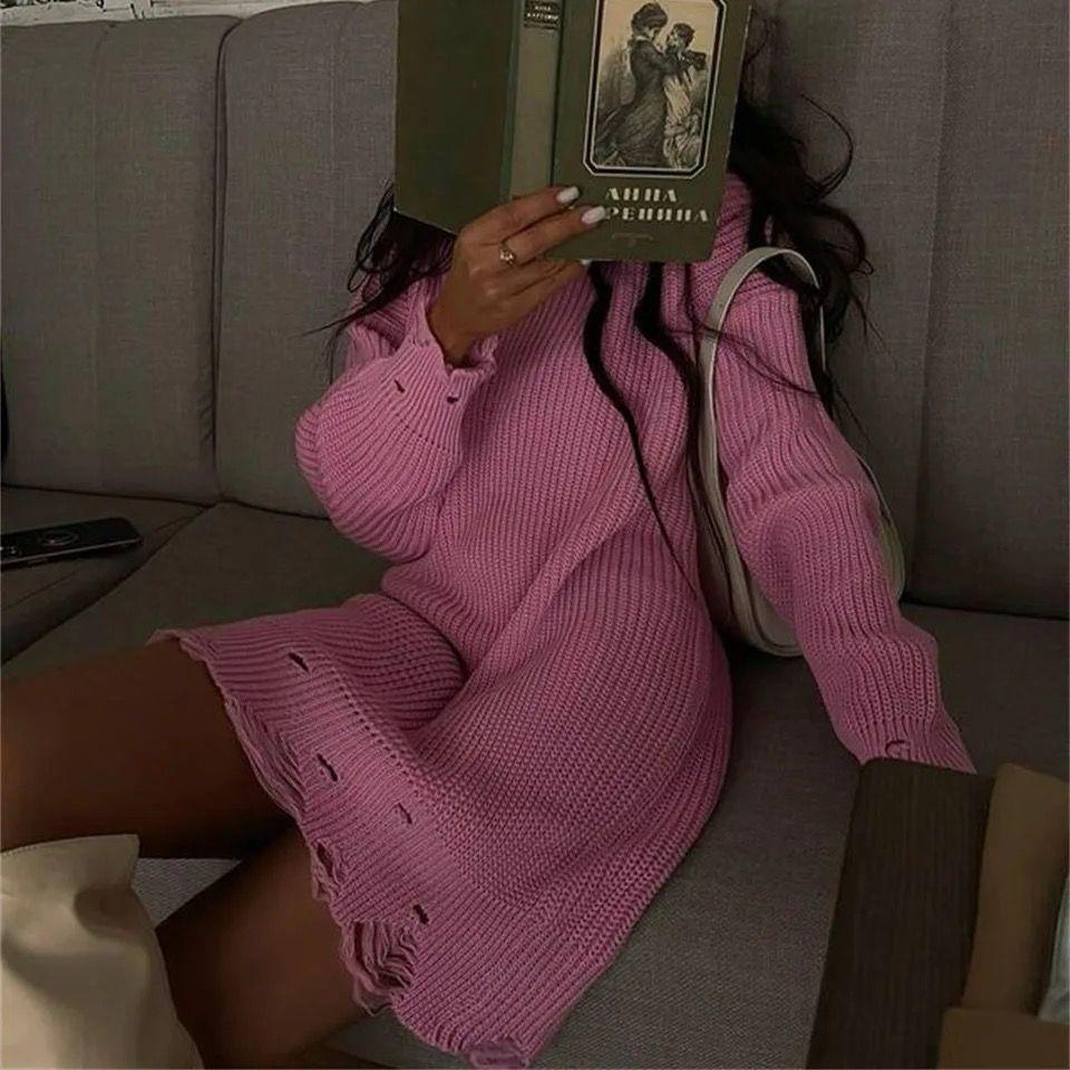 Avery Statement Winter Dress - Image 7
