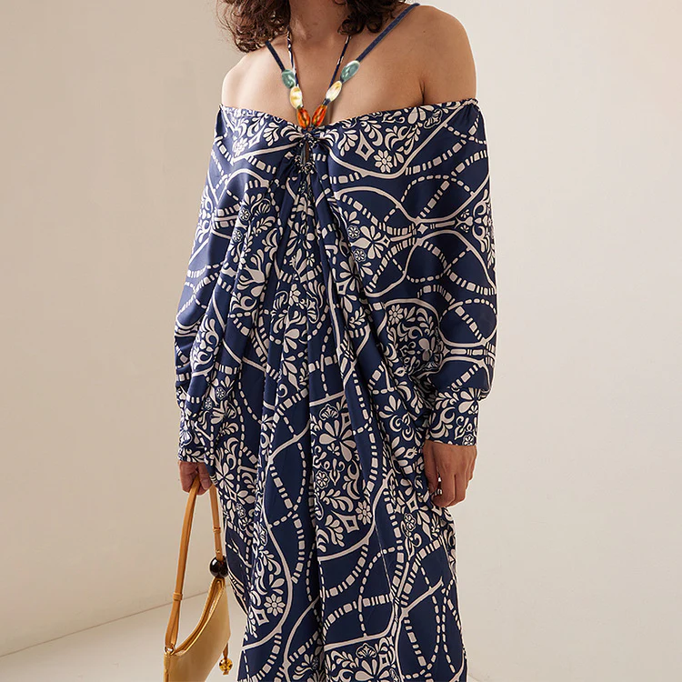 Axelle Printed Swimsuit With Coverup - Image 3