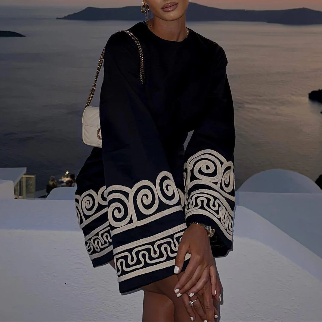 Azra Mini Printed Dress - Image 2