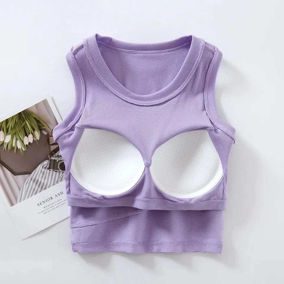 Baco Tank Tops with Inbuilt Bra - Image 3
