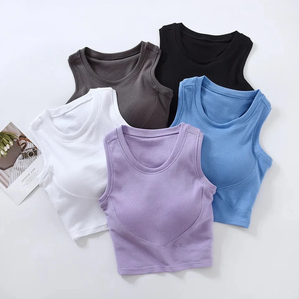 Baco Tank Tops with Inbuilt Bra - Image 4