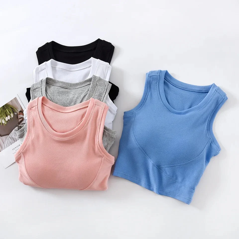 Baco Tank Tops with Inbuilt Bra - Image 5