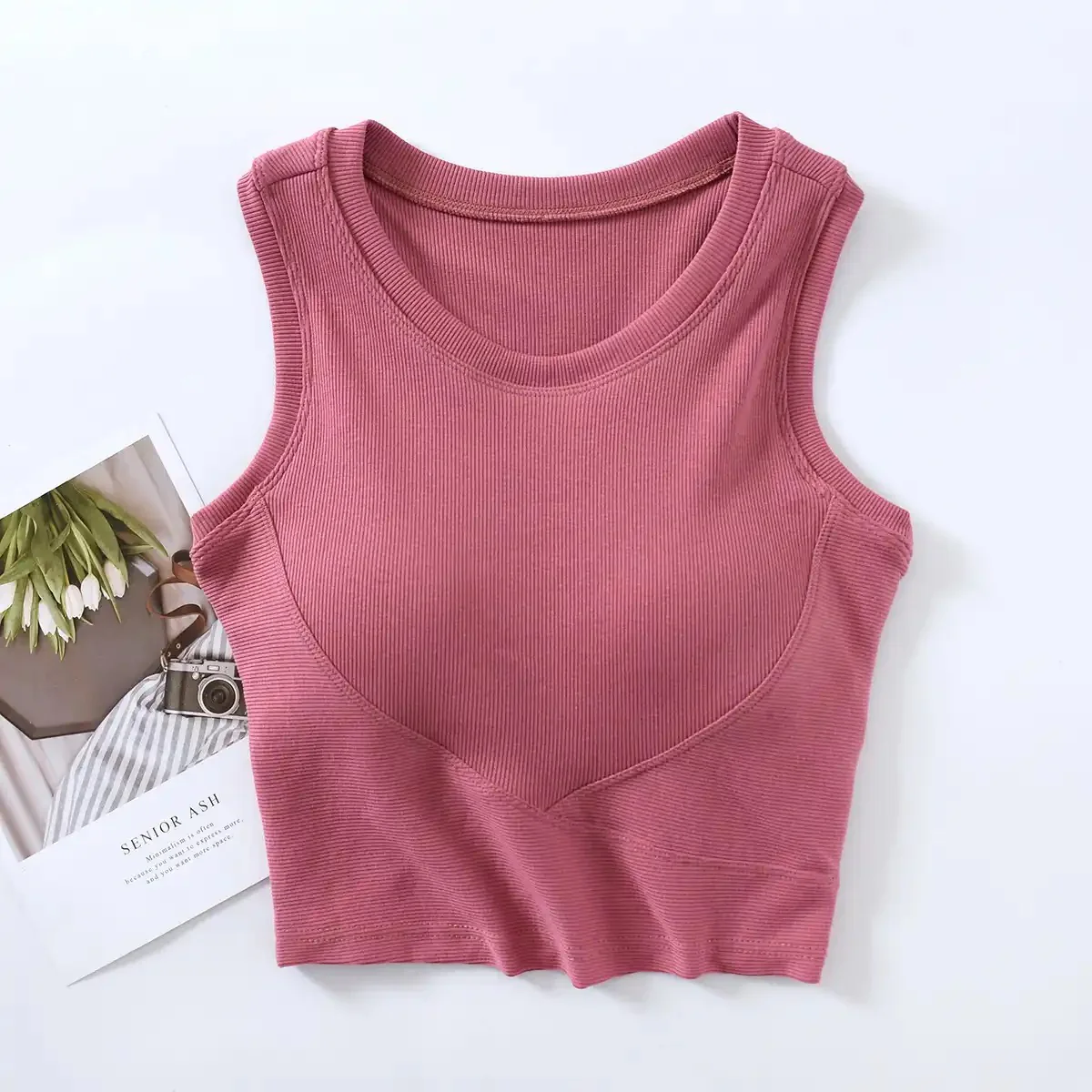 Baco Tank Tops with Inbuilt Bra - Image 8