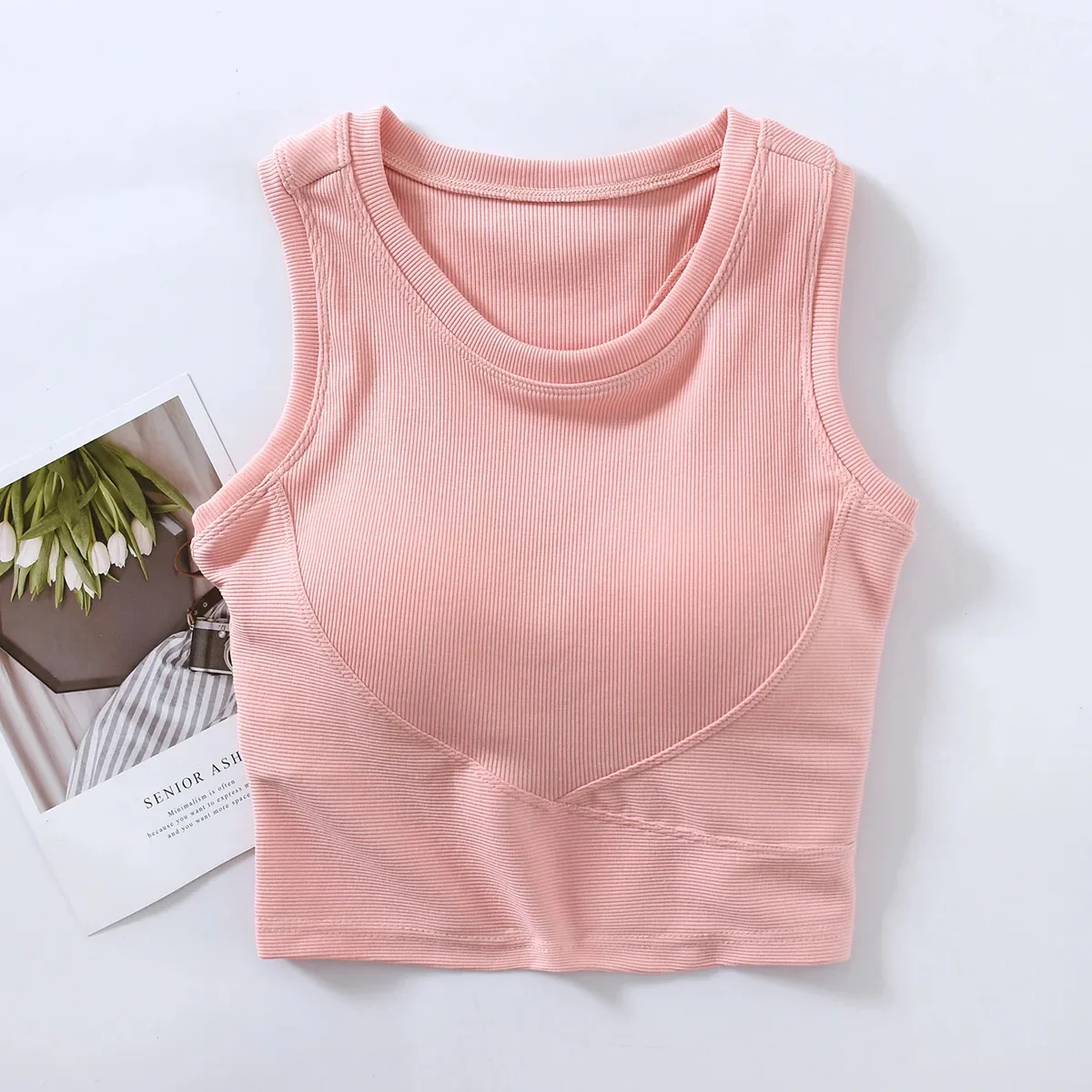 Baco Tank Tops with Inbuilt Bra - Image 9