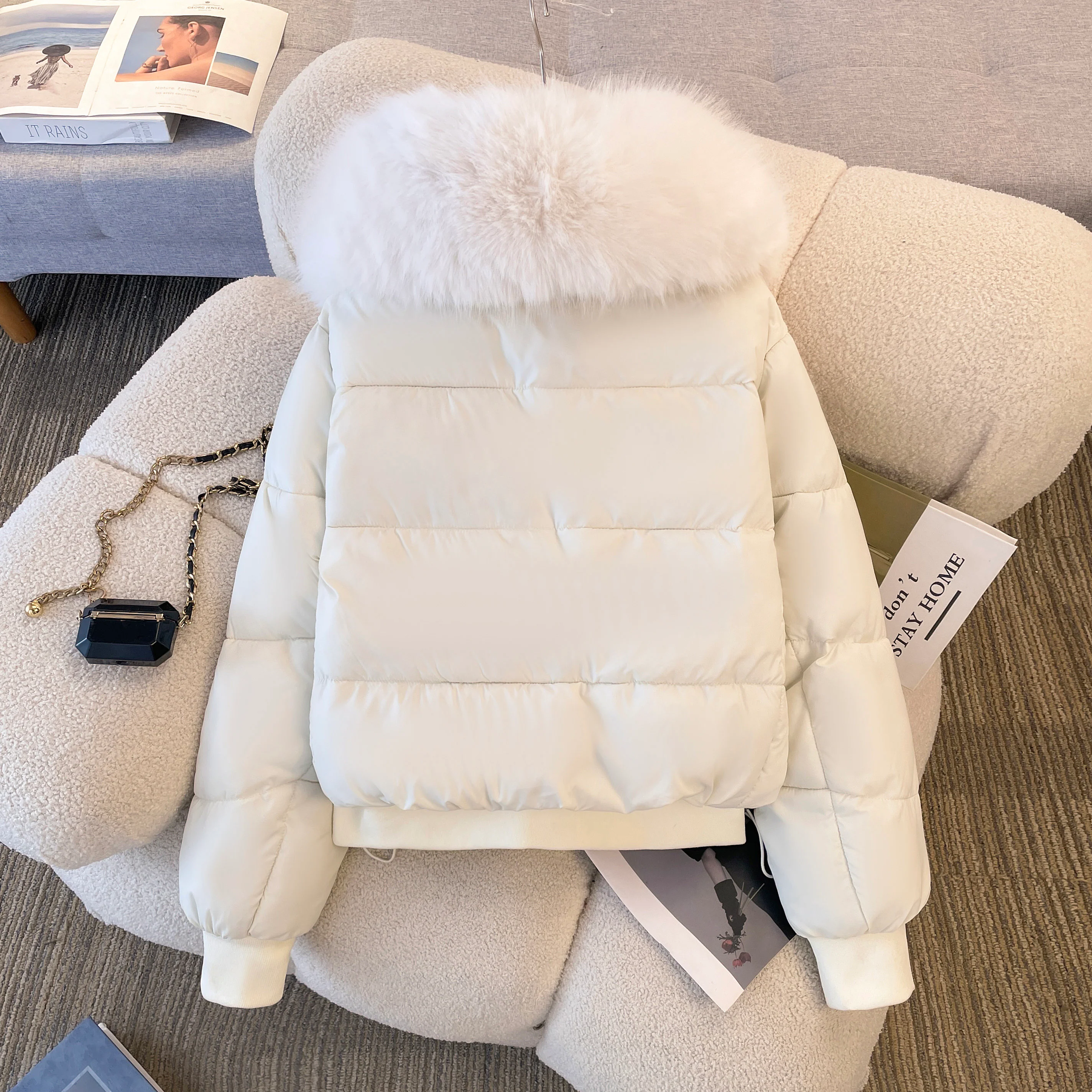 Bellamy Warm Parka Jacket with Fur - Image 4