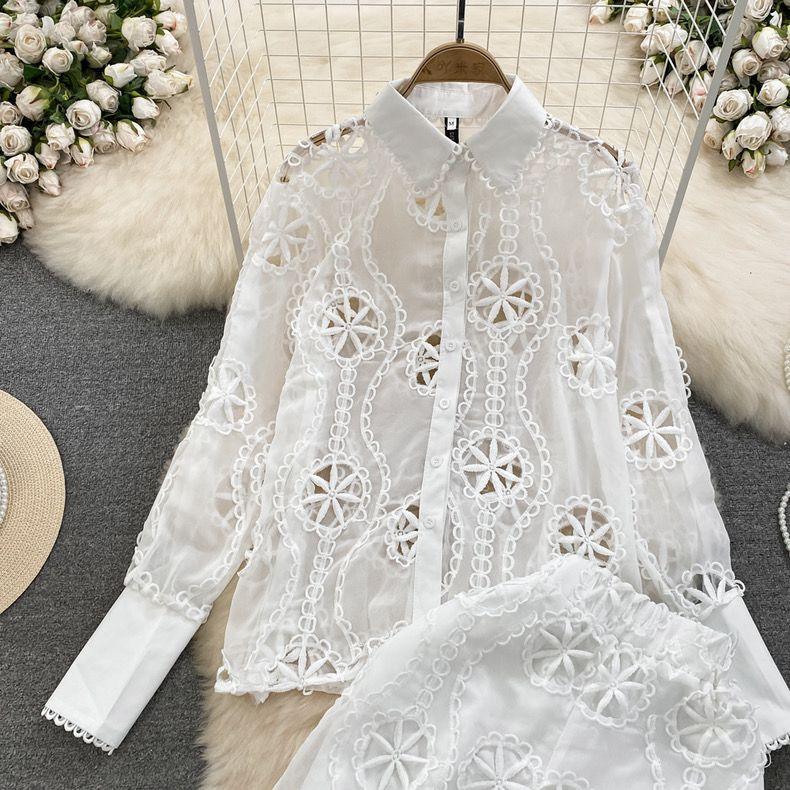 Belleza Summer Coord Set in White - Image 4