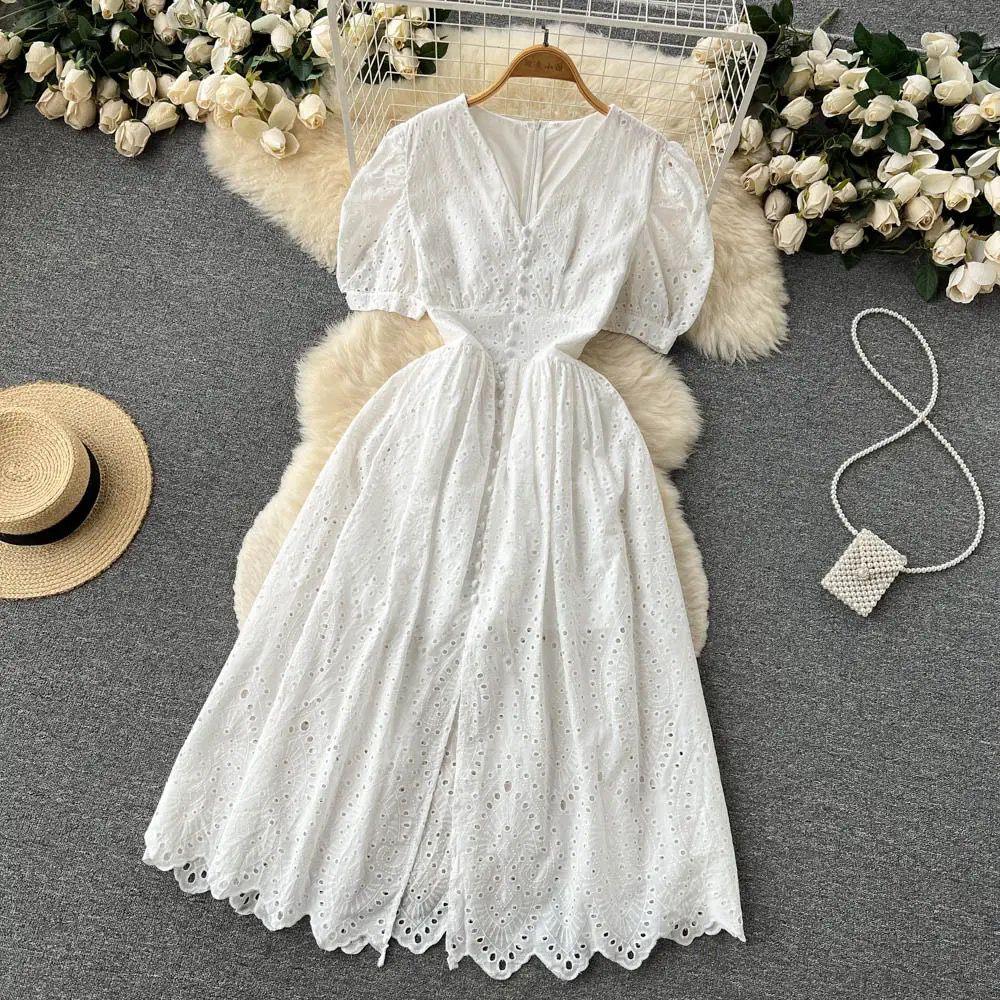 Beyza Cotton Midi Dress - Image 6