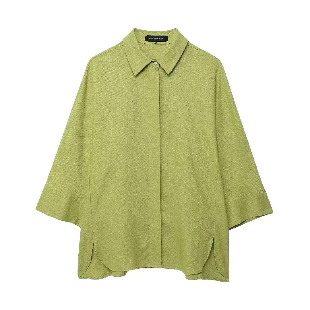 Bizo Summer 2 Pc Coord Set in Green - Image 4