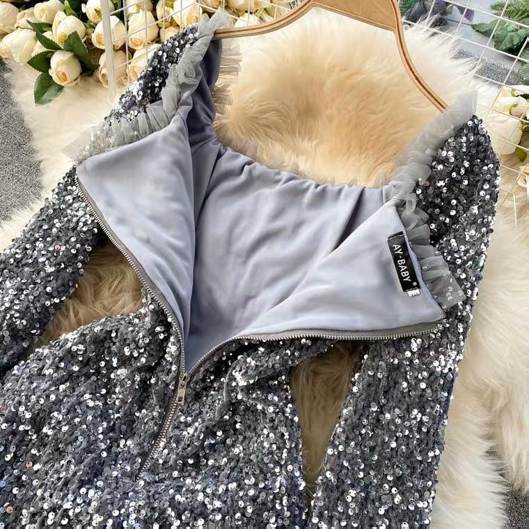 Blair Sequined Party Dress - Image 3