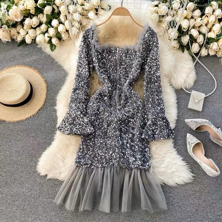Blair Sequined Party Dress - Image 4