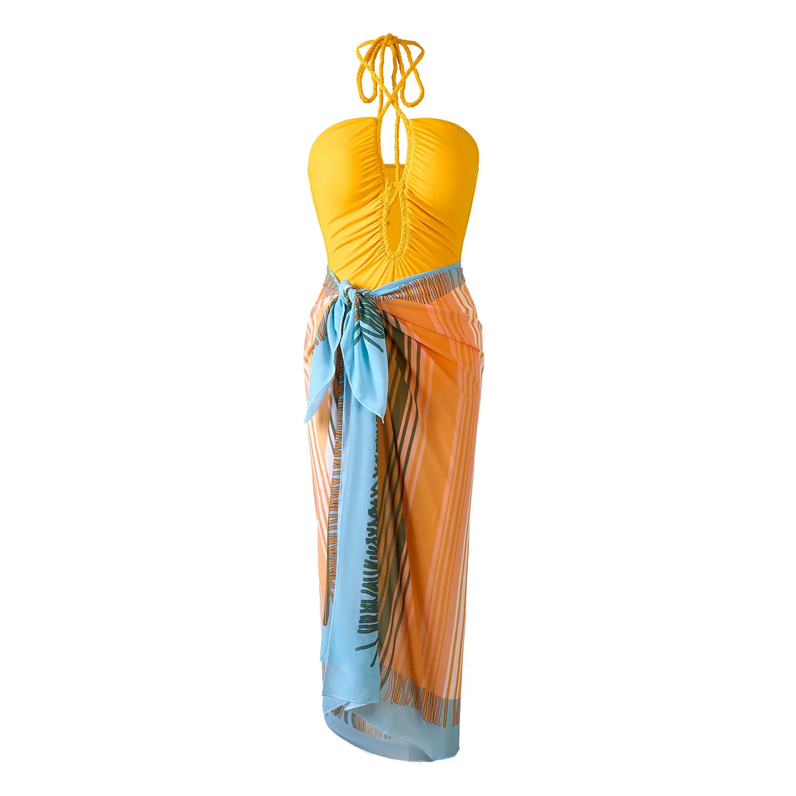 Bliss Beach Swimsuit With Sarong - Image 2