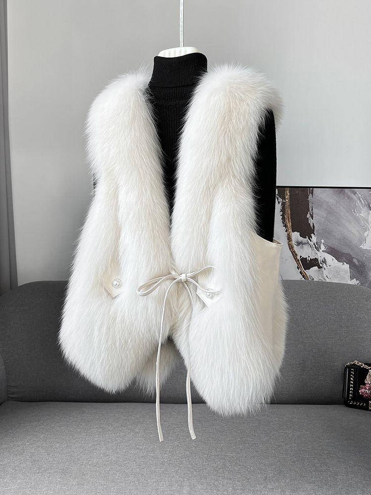 Brisia Woolen Fur Jacket - Image 3