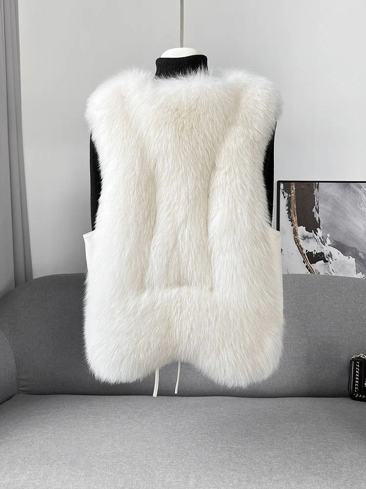 Brisia Woolen Fur Jacket - Image 4