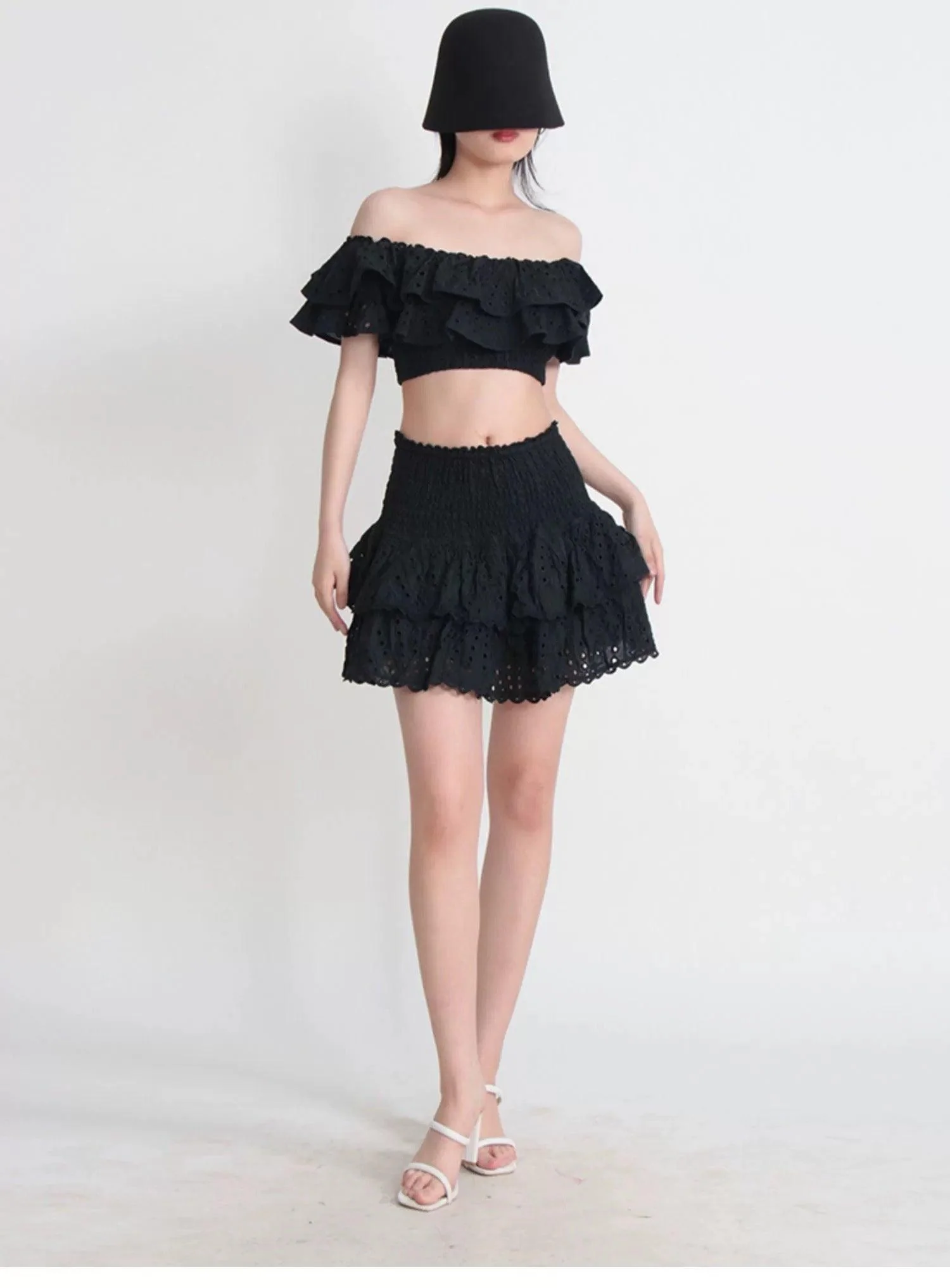 Budapest Luxe Black Co-ord Set In Black - Image 5