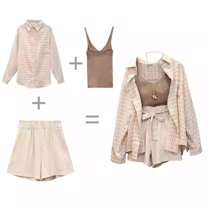 Burkley 3 Piece Set In Beige - Image 3