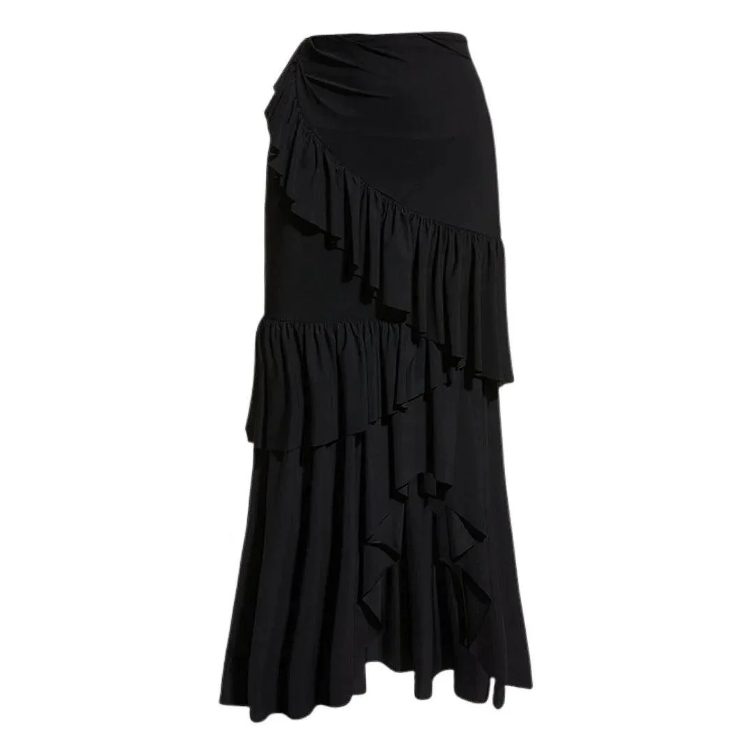 Camellia Rosette Swimsuit with Ruffled Skirt - Image 4