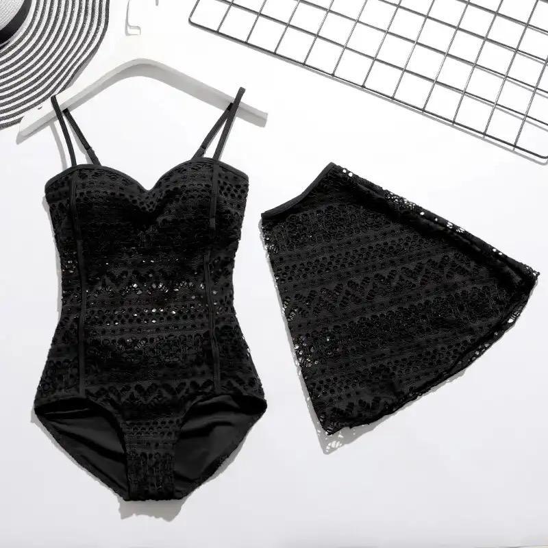 Cameron Statement Swimsuit In Black - Image 5