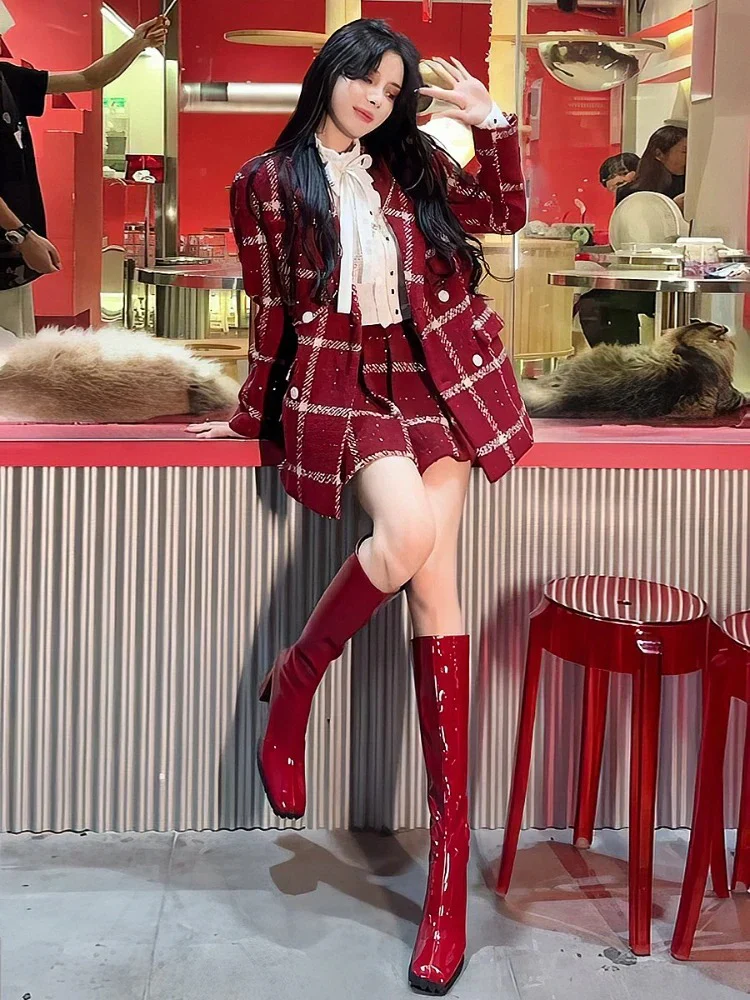 Camille Statement Luxe Tweed Coord Set - Image 2