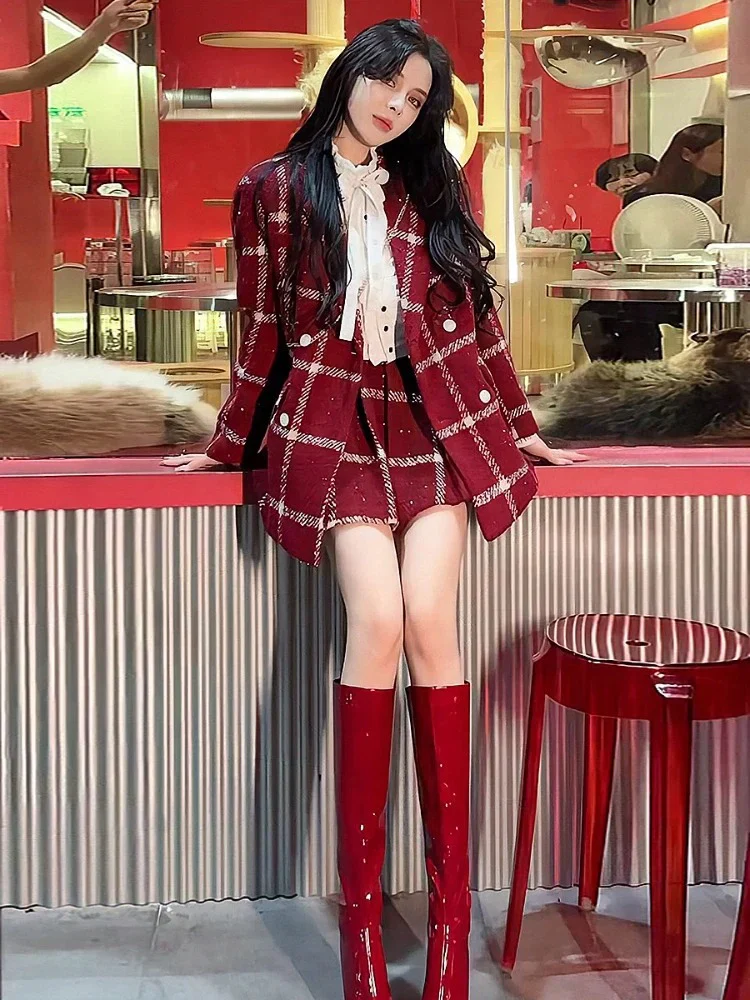 Camille Statement Luxe Tweed Coord Set - Image 3
