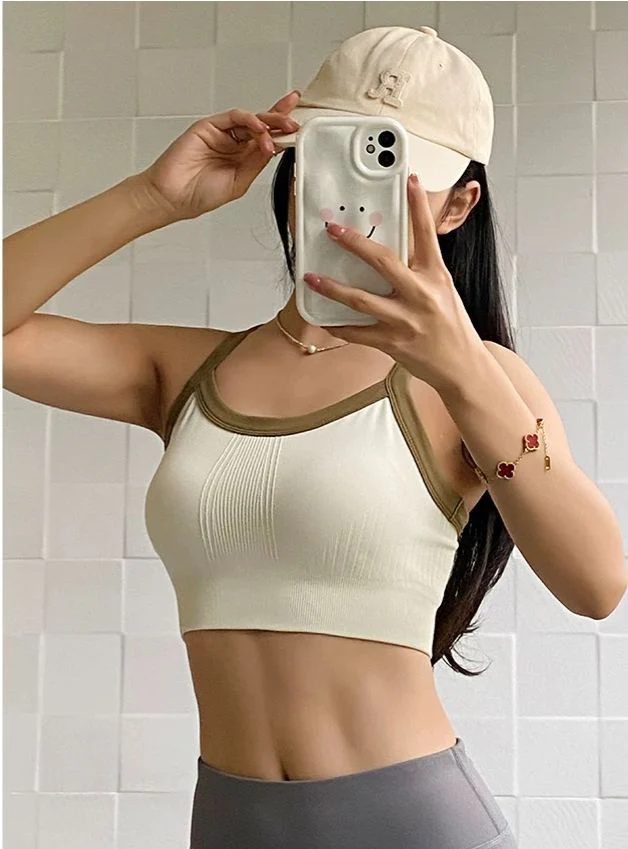 Caren Tank Tops With Inbuilt Bra - Image 2