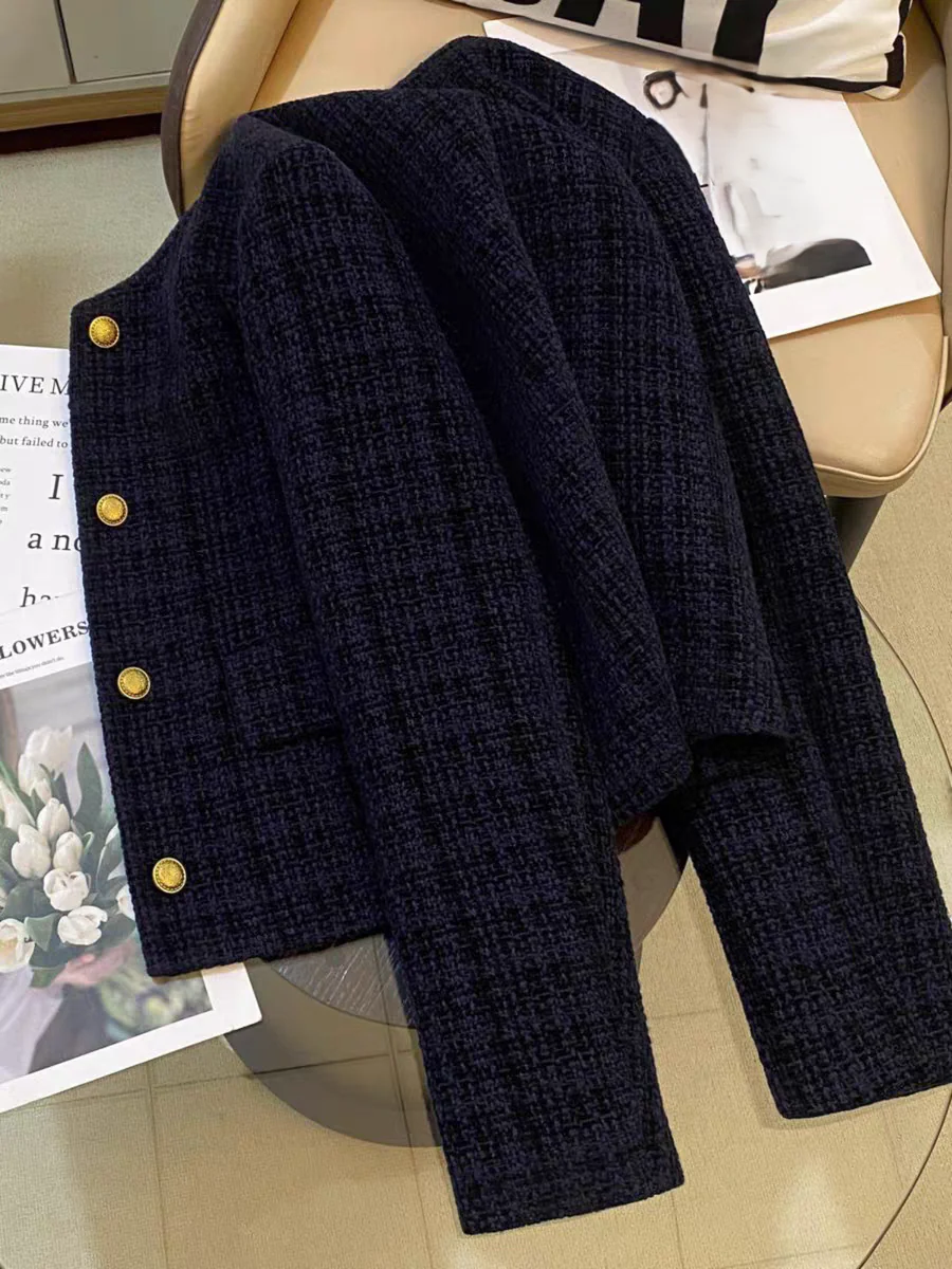 Carlo Woolen Tweed Jacket - Image 3